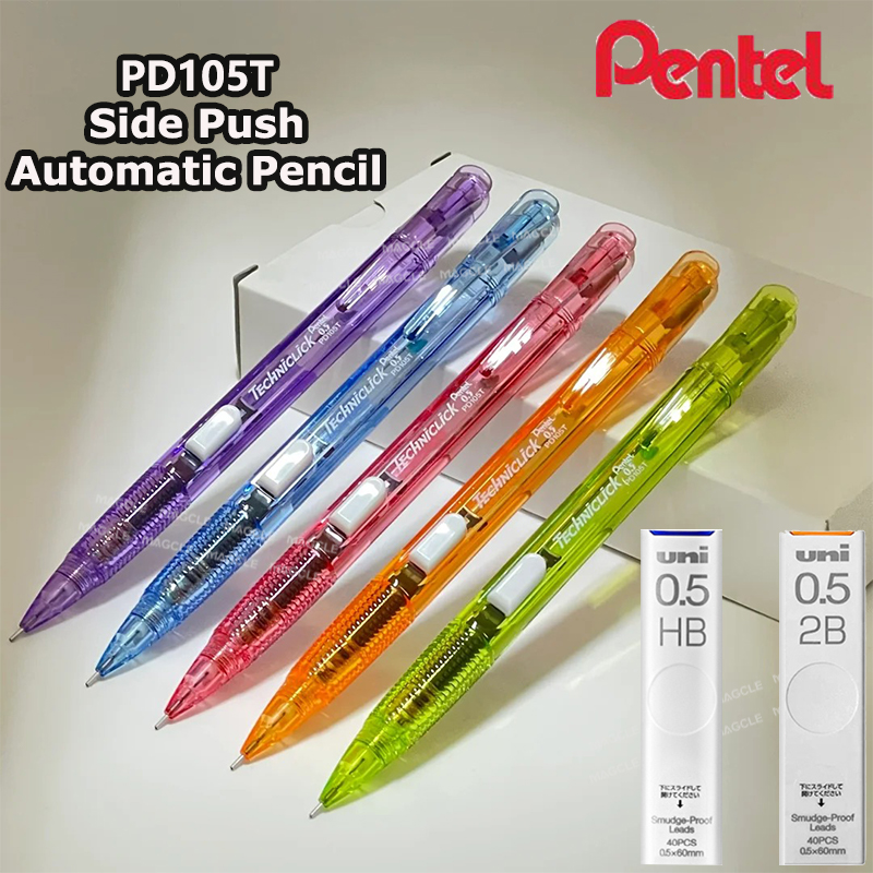 Pentel Pen Energel - 펜텔 귀여운 샤프펜슬 PD105T TECHNICLICK 젤리